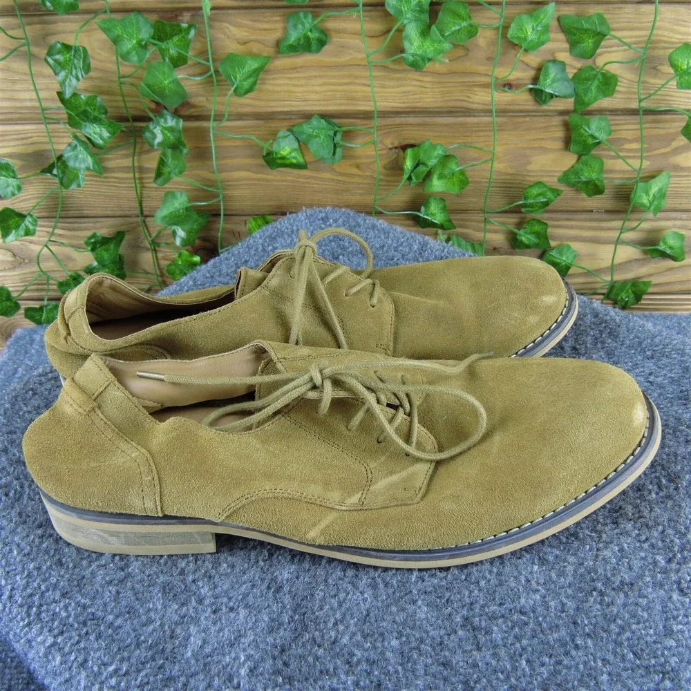 Hawker‎ Rye Men's  Derby Oxfords Brown Leather Size 10.5 Medium  Used 2025